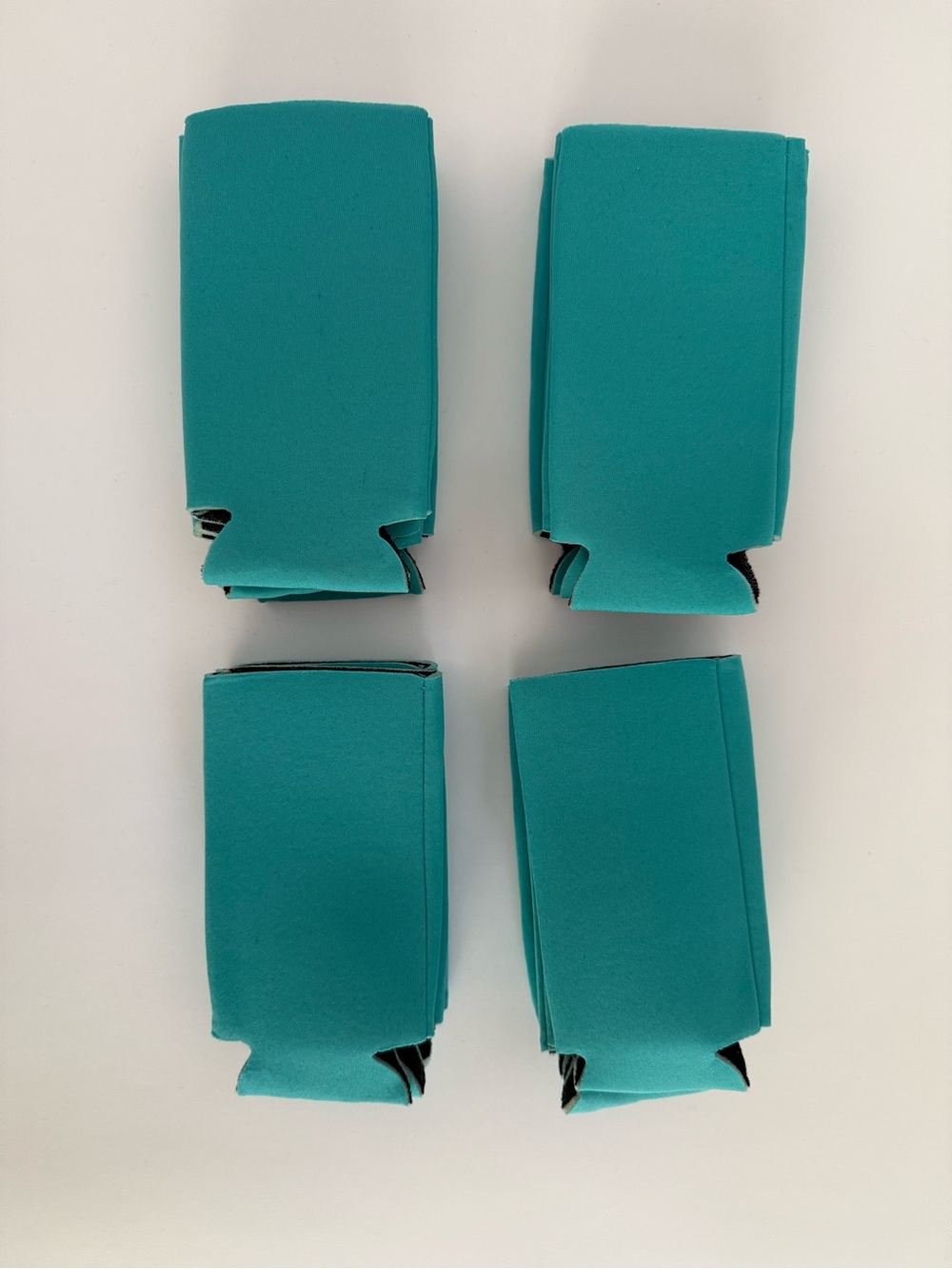 Set of 12 Blank blue Slim Can Coolers
